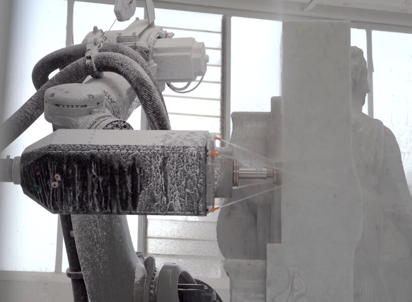 Robotor torart robot artist marble sculptures designboom 05 1